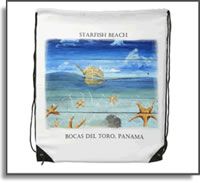 Backpacks Starfish Beach - Bocas Del Toro, Panama -Island Art Bocas